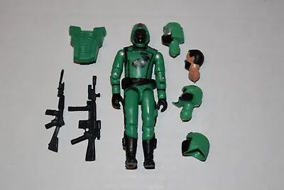 GI Joe Black Major Custom Cobra Nocturnal Crimson Guard Green Trooper X1 • $23.50