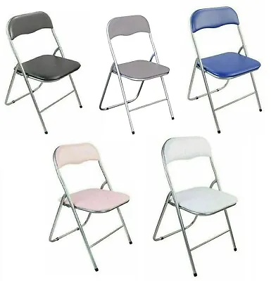£18.85 • Buy Folding Breakfast Bar Stool Square Chair Seat Foldable Soft Padded Space Saving 