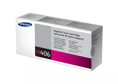 Genuine Samsung CLT-M406S Magenta Toner Cartridge CLP360 CLX330X Opened VAT Inc • £24.39