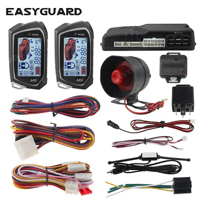 EASYGUARD 2 Way Car Alarm System Auto Start Vibration Alarm Turbo Timer Mode  • $88.25