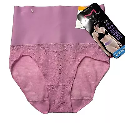 NWT Maidenform Shapes Brief Panties Size S Lavender Firm Cool Comfort • $15