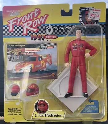 Vintage 1997 Front Row McDonald's Racing Team Cruz Pedregon Action Figures NEW • $2