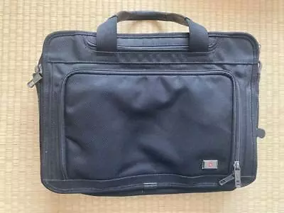 VICTORINOX Black Nylon Business Bag 40×29×14cm 2way Large Capacity • $169.82