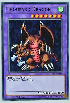 YuGiOh Thousand Dragon MIL1-EN039 Rare 1st Edition • £0.99