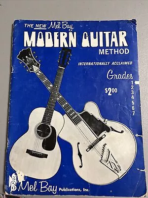 Vintage The New Mel Bay Modern Guitar Method 1972 Grade 1 • $3.86