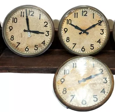 3 Stunning Antique 1930s Smith Electric Metal Industrial Railway Factory Clock  • £150