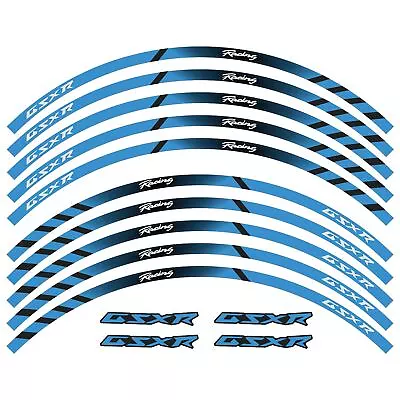 17  18  Reflective Wheel Strip Rim Sticker Tape For Honda Suzuki Kawasaki Yamaha • $12.48