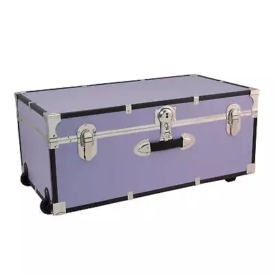 Seward Explorer 30  Trunk With Wheels & Lock Lilac Dorm Storage Essentials • $73.93