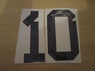 Nameset Clearance Messi Digital Signed No 10 Football Nameset For Shirt • £6.99