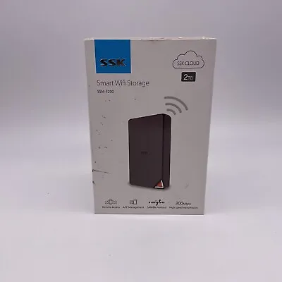 SSK 2TB Portable NAS External Wireless Hard Drive With Own Wi-Fi Hotspot Per... • $129.99