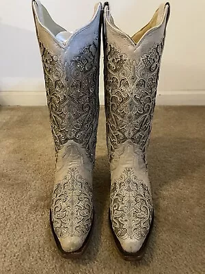 Corral Women’s Glitter Inlay Western Boots 9M • $125