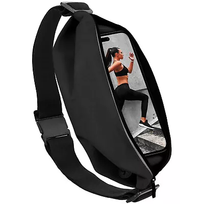 Running Belt For Samsung Galaxy S Sport Phone Case Jogging Fitness Waist Pouch • £23.54