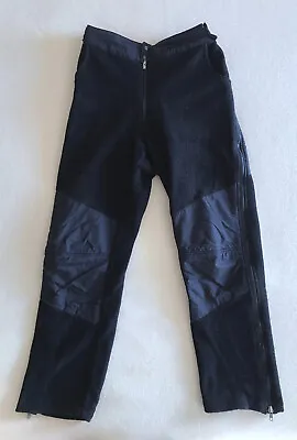 Moonstone Fleece Pants – Full Side-Zip – Men’s Size Med - Black • $22