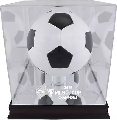 Seattle Sounders FC 2019 MLS Cup Champs Mahogany Team Logo Soccer Ball Case • $89.99