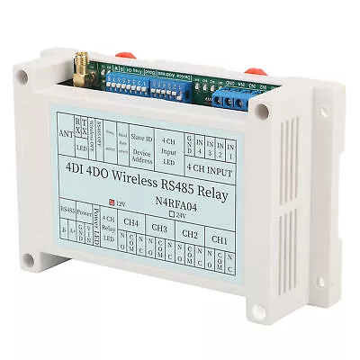 (12V)4 Channel Wireless Relay Module 800-1000m Wireless Transmission Distance • $28.20