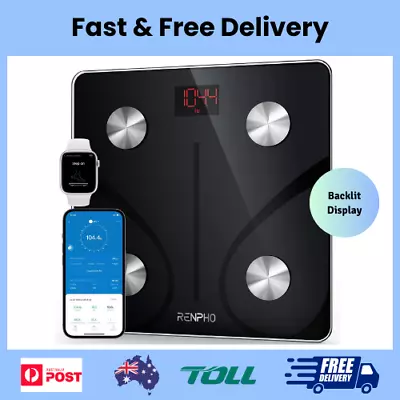 RENPHO Bluetooth Body Fat Scale Smart BMI Scale Digital Bathroom Weight Scale • $48.57