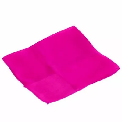 6  Inch PINK MAGIC SILK Handkerchief Scarf Trick Clown Magician Hanky Prop Six  • $6.39