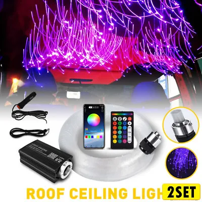 1000pc Fiber Home Car Optic Headliner Star Kits Light Roof Ceiling Lights Remote • $136.79