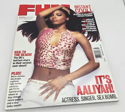 Vintage FHM Aaliyah Cover Issue August 2000 UK Edition  • $180