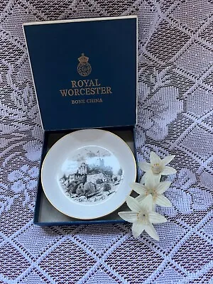 £3.99 • Buy Royal Worcester Bothal Castle Northumberland Trinket Dish Mint In Box