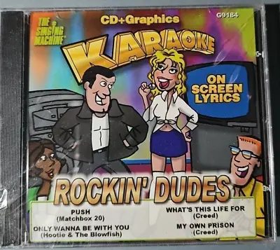 KARAOKE CD+G ROCKIN' DUDES (See Pix For Titles) Singing Machine Case Has Crack • $9.30