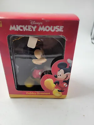 Enesco Disney Mickey Mouse Christmas Tree Ornament In Box • $11.38