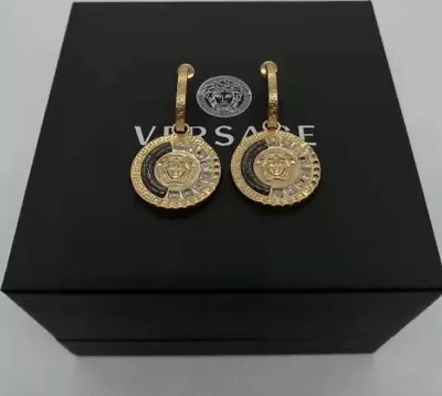 Versace Earrings Medusa  Gold Tone • $145