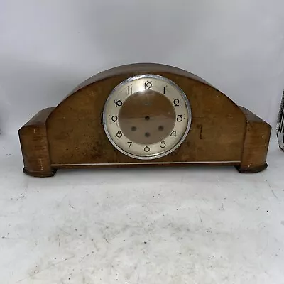 Mauthe Vintage Antique Art Deco German Wooden Mantle Clock Case Only • $24.86