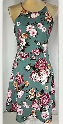 Soprano Dress Flare Small Medium Large Sundress Stretch Sage Nordstrom New • $11.99