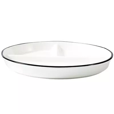 Portion Control Plate Portion Control Plate Ceramics Divided Dinner Plate 3 C... • $39.33