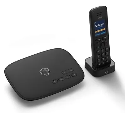 Ooma Tela Voip Free Home Internet Phone Service & HD3 Phone Black • $111.99