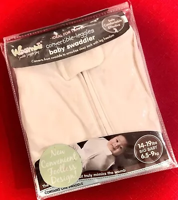 $21.95 • Buy NIB *WOOMBIE* Convertible Leggies Swaddler Sleep Sack 3-6 Mo Travel (14-19 Lbs)