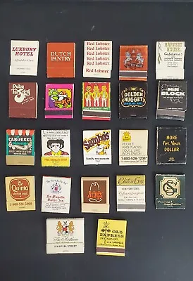 Vintage Lot Of 27 Match Books • $5