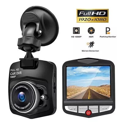 Dash Camera 1080P 2.2in LCD HD Driving Recorder Cam Mini Car DVR Driving • $14.60