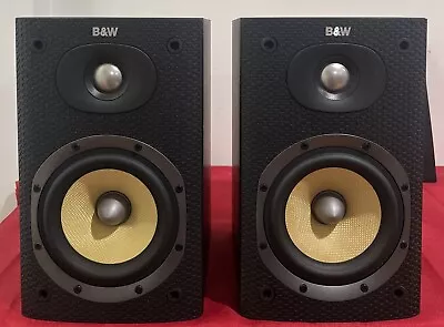 B&W DM600 S3 Pair Bookshelf Speakers • $250