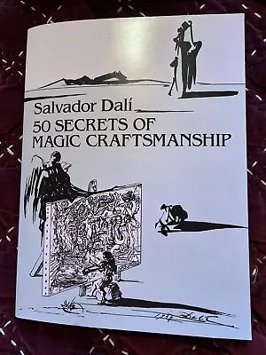 50 Secrets Of Magic Craftsmanship By Salvador Dali • £32