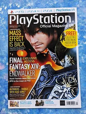 Playstation Official Magazine UK Issue 186 Includes Final Fantasy Poster Book • £7