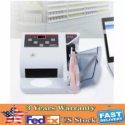 Money Counting Machine For Banks Stores Use Cash Currency Count Bill Counter • $52