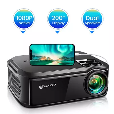 $99 • Buy VANKYO V620 Portable LCD Projector FULL HD 1080P Video Home Theater Mediaplayer