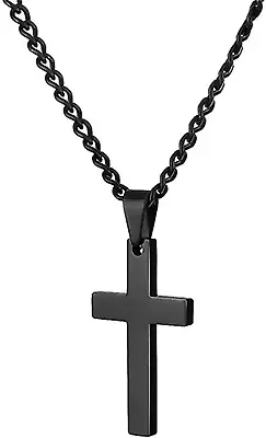 Sevenfly Cross Necklace For Titanium Steel Large Mens Cross Crucifix Pendant Nec • $13.82
