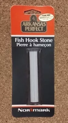 Vintage NOS Genuine Arkansas Hard Tapered Hook Sharpening Stone Whetstone  • $3