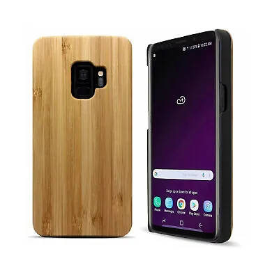$13.99 • Buy Premium Natural Bamboo Wood Phone Case For Samsung Galaxy Note S8 Plus S9 Plus