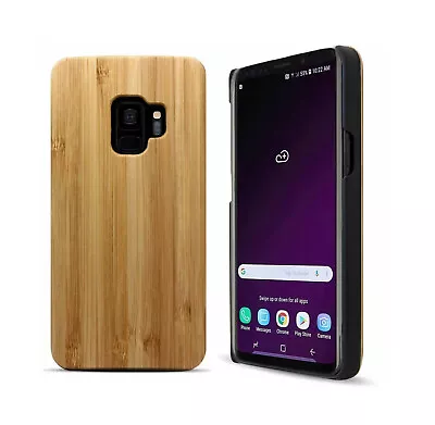 $13.99 • Buy Premium Natural Bamboo Wood Phone Case For Samsung Galaxy Note S8 Plus S9 Plus