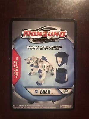2012 Monsuno Trading Card Game - Opening Deck Card Card (Lock) • $0.99