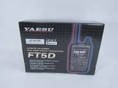 U13421 Used Yaesu FT5DR C4FM/FM 144/430MHz 5W Dual Band Digital Transceiver In B • $395