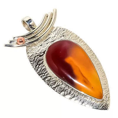 Australian Mookaite Solid 925 Sterling Silver Pendant 2.09  (SP247-17) • $33.99