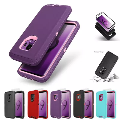 For Samsung Galaxy S9 / S9+ Case Rugged Hybrid Shockproof Heavy Duty Armor Cover • $11.99
