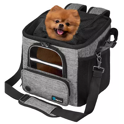 Dog Bike Basket Carrier For Handlebar Pet Bicycle Bag Puppy Cat Soft Safety Mesh • $49.99