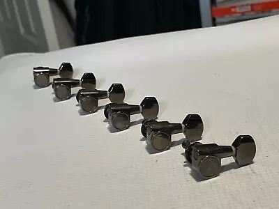 2010's Ibanez RG & S Series Guitar Cosmo Black Tuners Tuning Pegs 6 In Line • $27.99