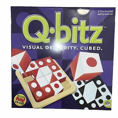 MindWare Q-Bitz Visual Dexterity Cubed Board Game Qbitz Brainy Toy NEW SEALED • $28.95